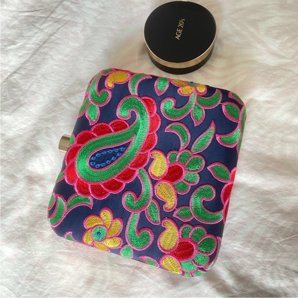 Party/Casual multicolour Blue Clutch - Picture 5 of 7